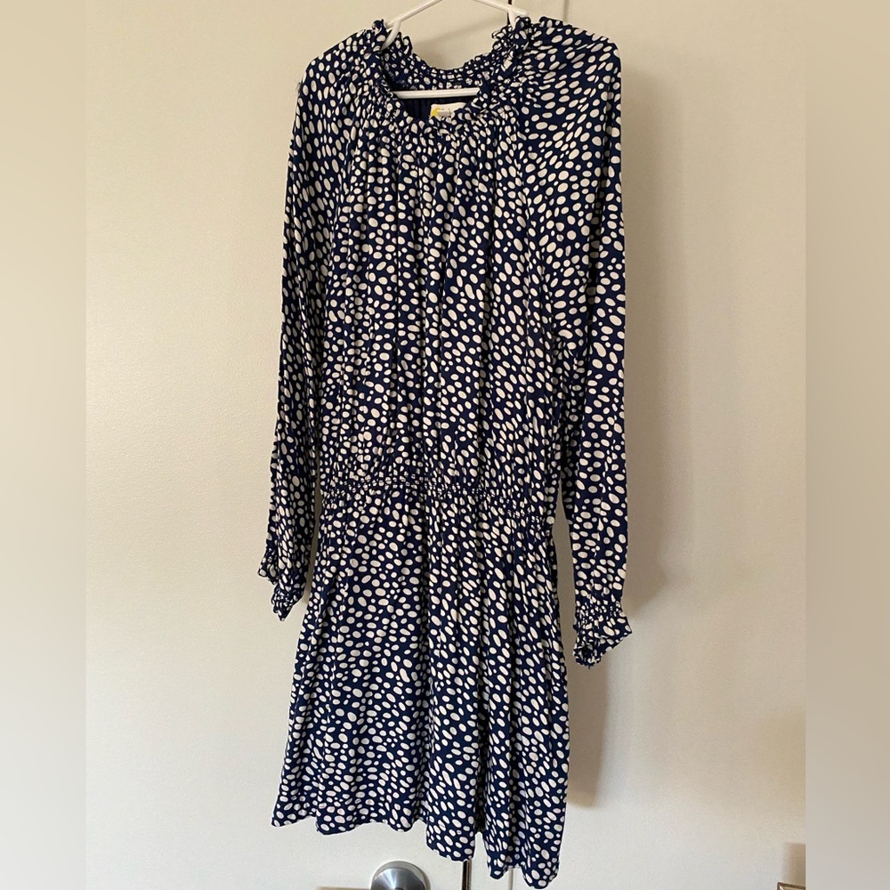 Boden Girls Smocked Woven Dress (kids size 9/10)